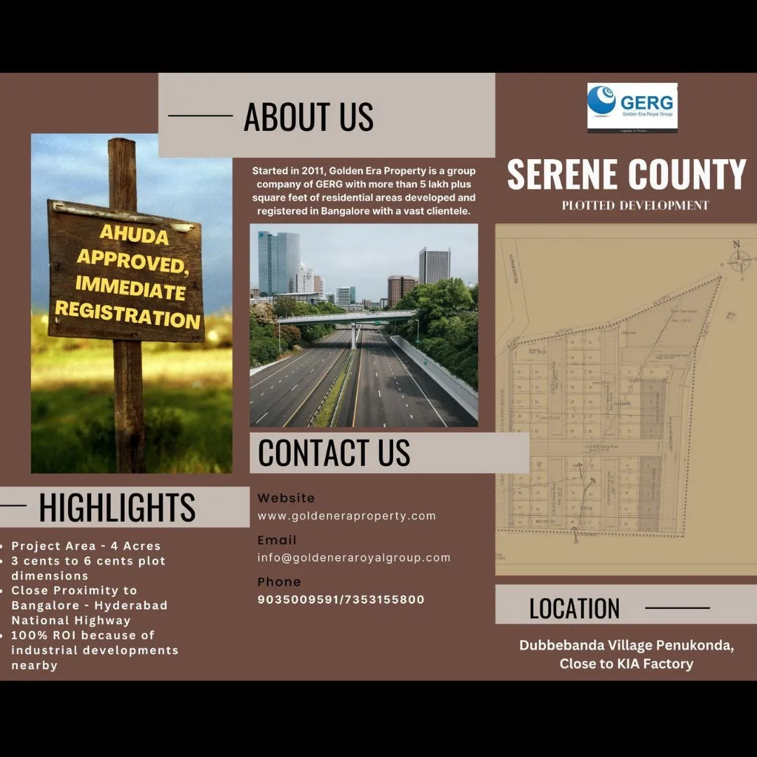 Plots at 12lacs in Penukonda