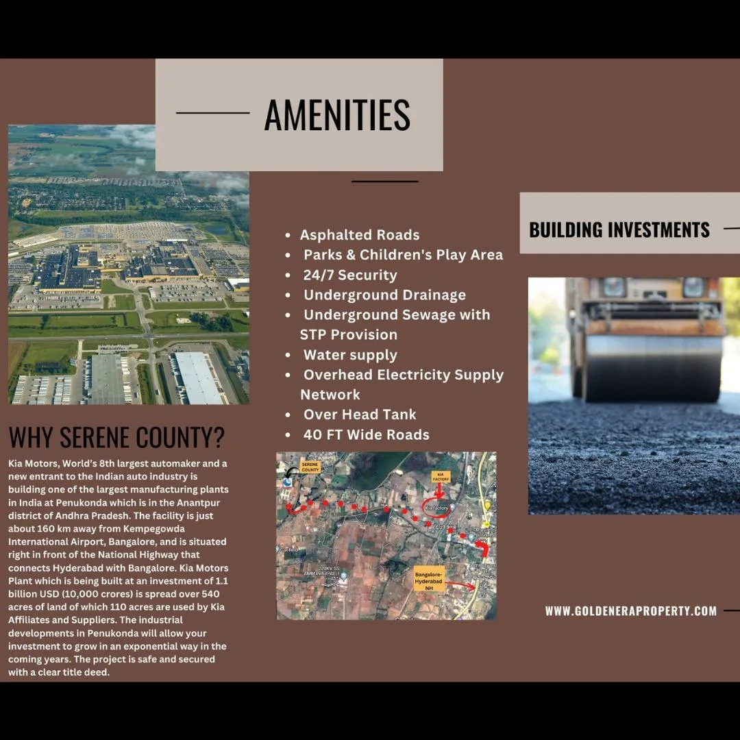 Plots at 12lacs in Penukonda