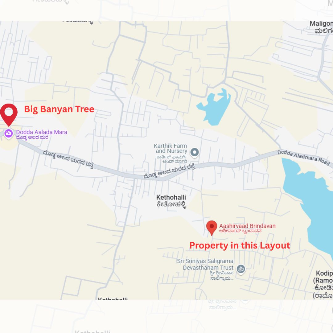Plots near Big Banyan Tree