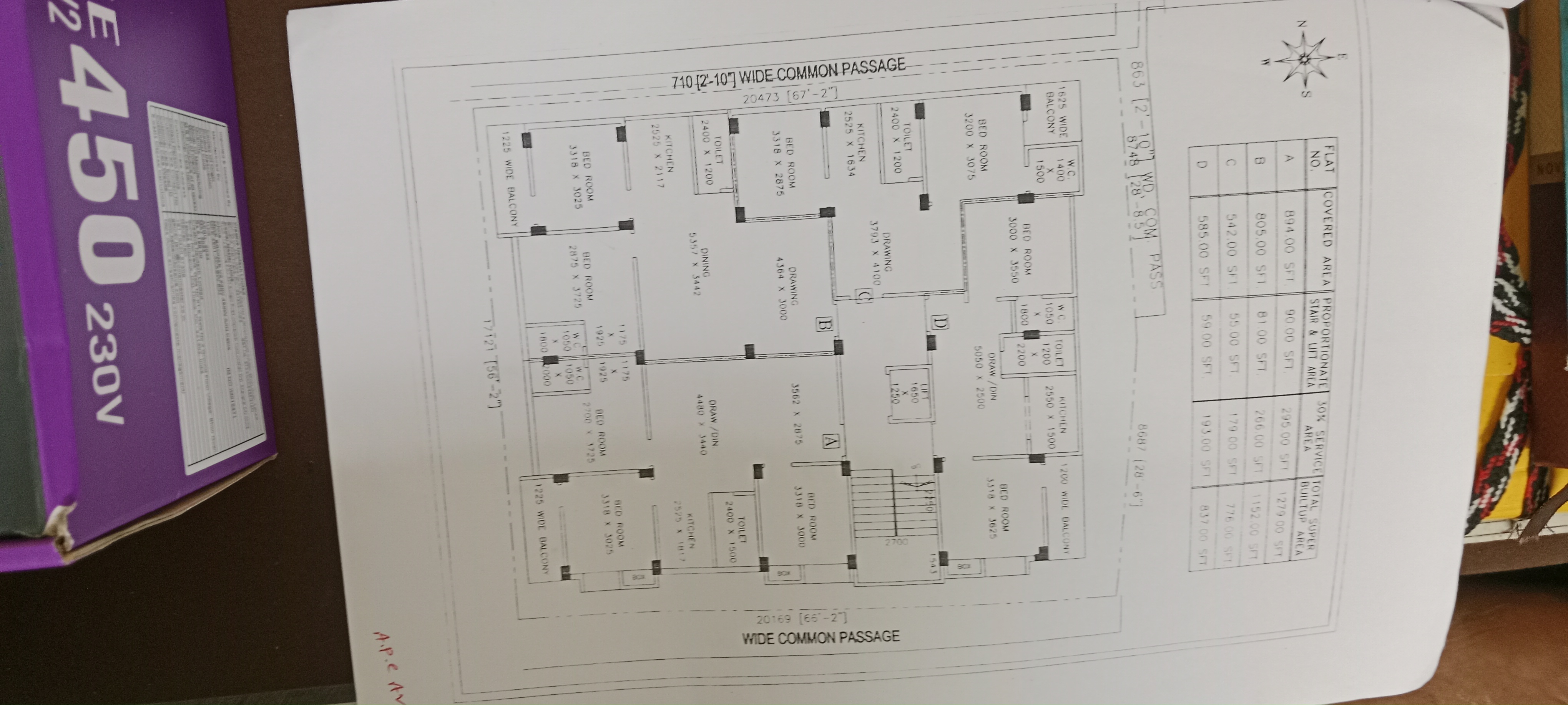 Ready to move 3 bhk flat for sale at Dumdum APC Avenue 