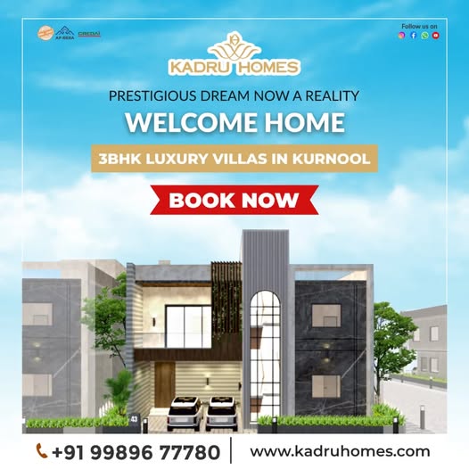 Your Trusted Real Estate Partner in Kurnool | Kadru Homes 