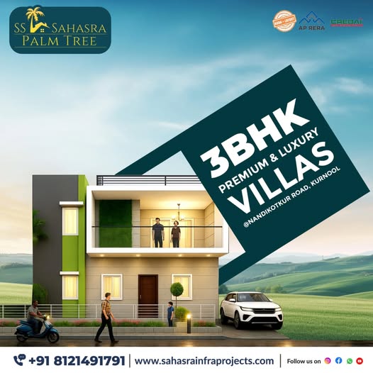 Rera Approval Luxury: High Class Amenities in Exclusive Gated Communities || SS Sahasra Palm Tree 3 and 4BHK Villas 
