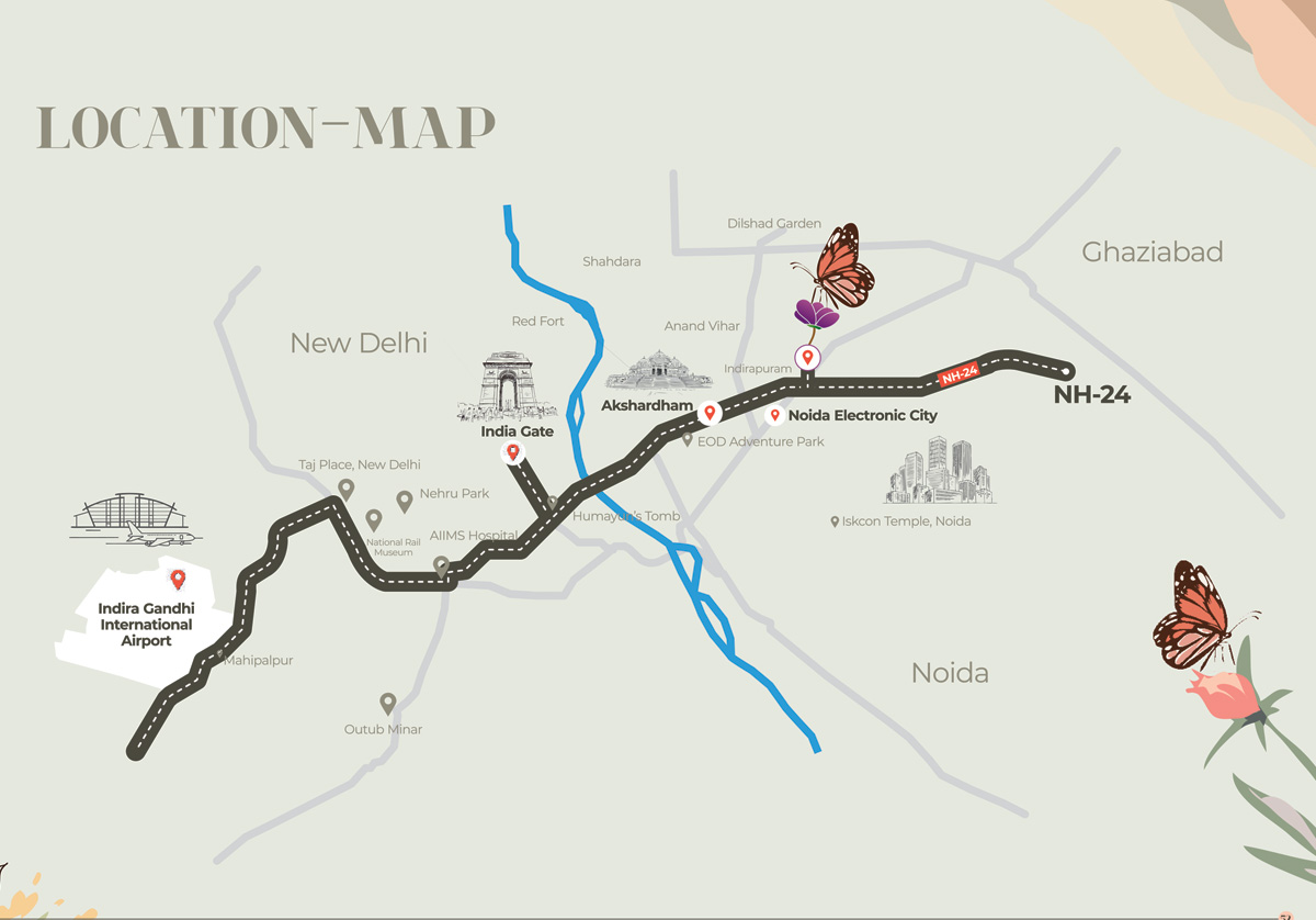 Prateek Grand Begonia - 2 BHK Apartment & 3 BHK Apartments in Siddharth Vihar