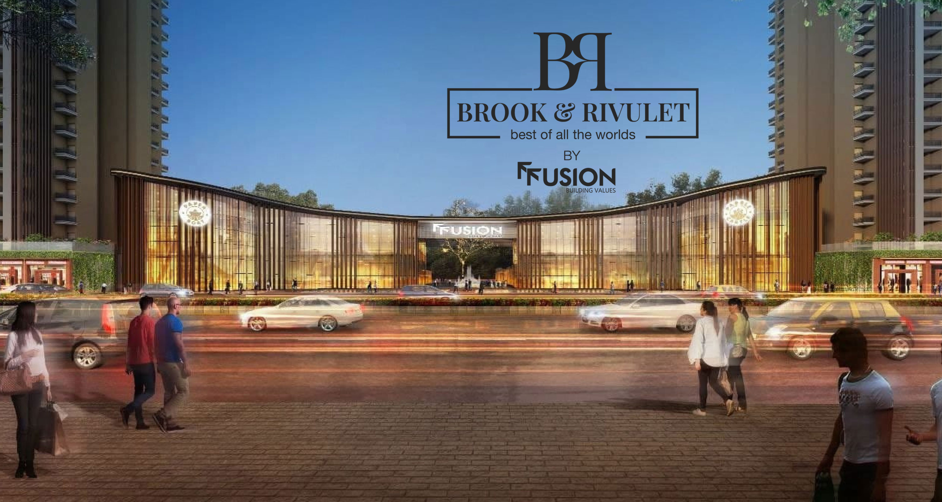 Fusion The Brook & Rivulet – 3 & 4 BHK Luxury Apartments, Greater Noida West