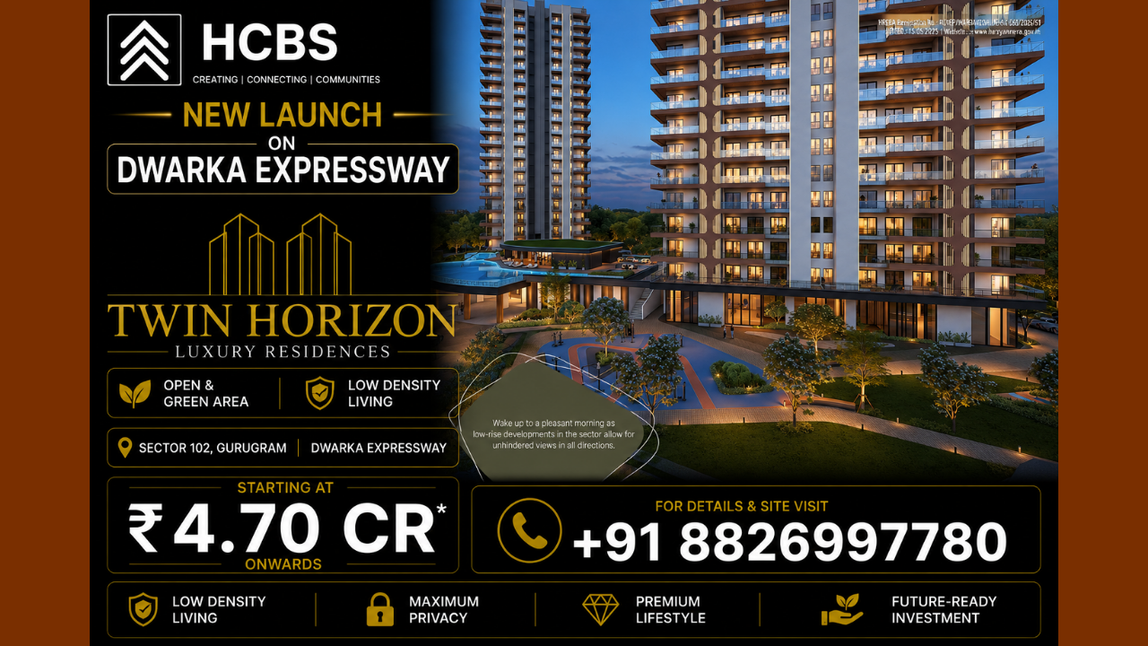 HCBS Twin Horizon Landmark Homes Dwarka Expressway Gurgaon +91 8826997780