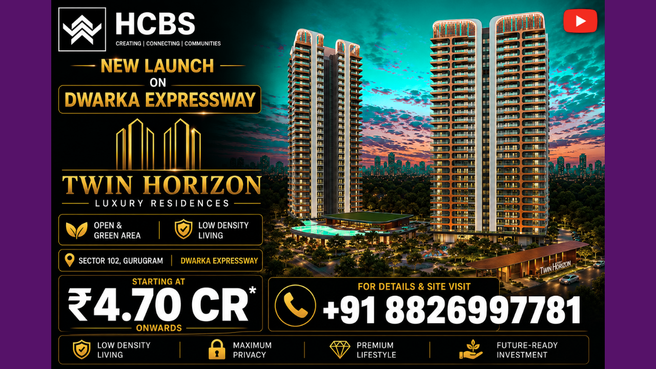 HCBS Twin Horizon Exclusive Towers Dwarka Expressway NEW LAUNCH +91 8826997781